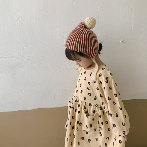 Children's corduroy skirt simple and fashionable baby princess skirt